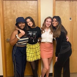 Pink plaid urban outfitters skirt